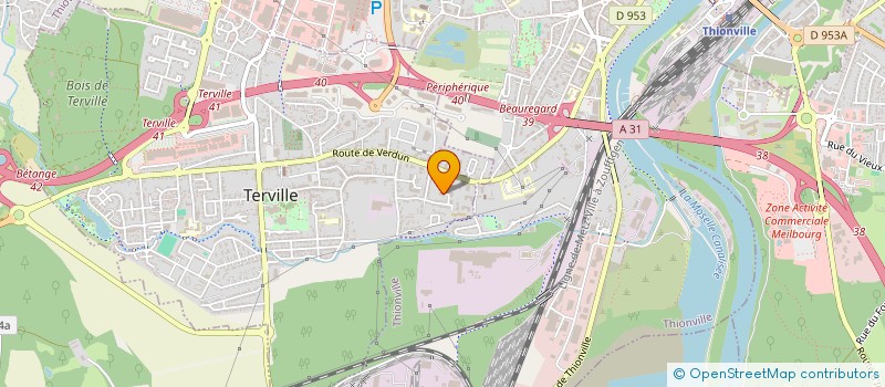 localisation de l'entreprise MADAME EMMA TCHUINDIBI  TERVILLE