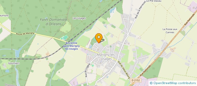 localisation de l'entreprise MADAME EMMA THIERRY  MARIGNY-LES-USAGES