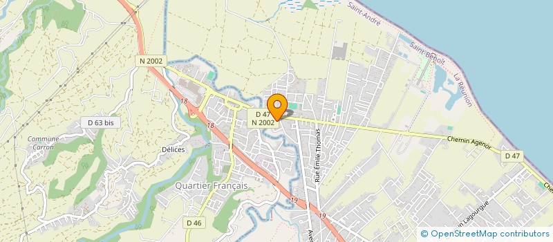 localisation de l'entreprise MADAME EMMA TORRES  SAINT-ANDRE