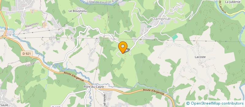 localisation de l'entreprise MADAME EMMA TOURNIER  DAMPNIAT