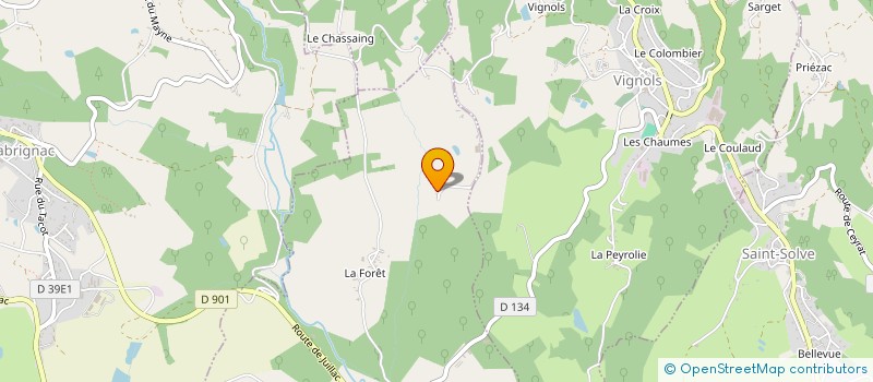 localisation de l'entreprise MADAME EMMA TOUZIN  SAINT-BONNET-LA-RIVIERE