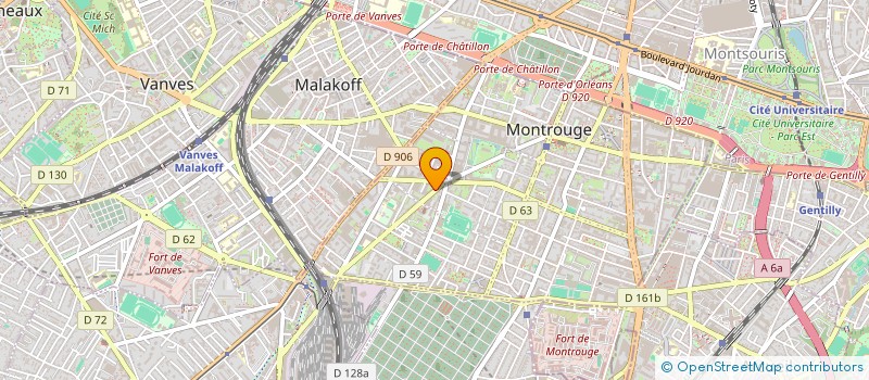 localisation de l'entreprise MADAME EMMA TRANCHAND à MONTROUGE