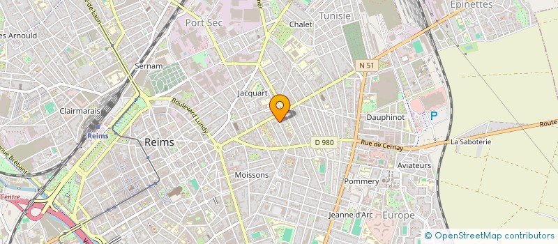 localisation de l'entreprise MADAME EMMA TRESSON  REIMS