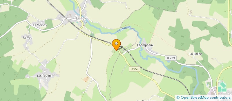 localisation de l'entreprise MADAME EMMA VALLET  DRACY