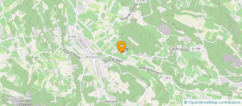 localisation de l'entreprise MADAME EMMA VALLETTE  MENERBES