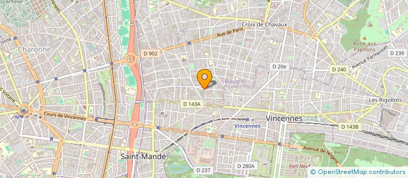 localisation de l'entreprise MADAME EMMA VARENNE à MONTREUIL