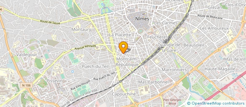 localisation de l'entreprise MADAME EMMA VEJUX  NIMES