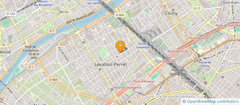 localisation de l'entreprise MADAME EMMA VERDIER à LEVALLOIS-PERRET