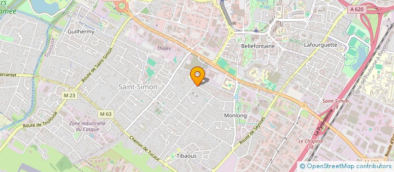 localisation de l'entreprise MADAME EMMA VEYREVEZE à TOULOUSE