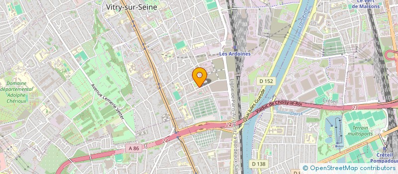 localisation de l'entreprise MADAME EMMA VICTORINE MAAROH AYONG à VITRY-SUR-SEINE