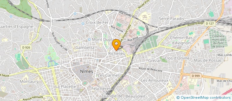 localisation de l'entreprise MADAME EMMA VIDAL  NIMES