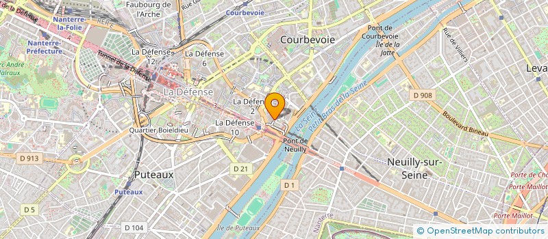localisation de l'entreprise MADAME EMMA VITAL à COURBEVOIE