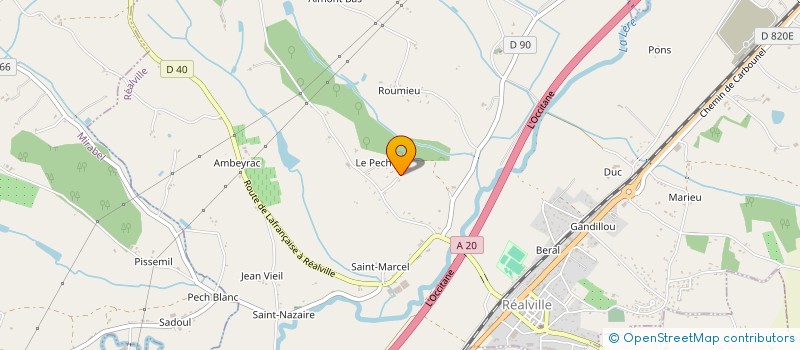 localisation de l'entreprise MADAME EMMA VOELTZEL  REALVILLE