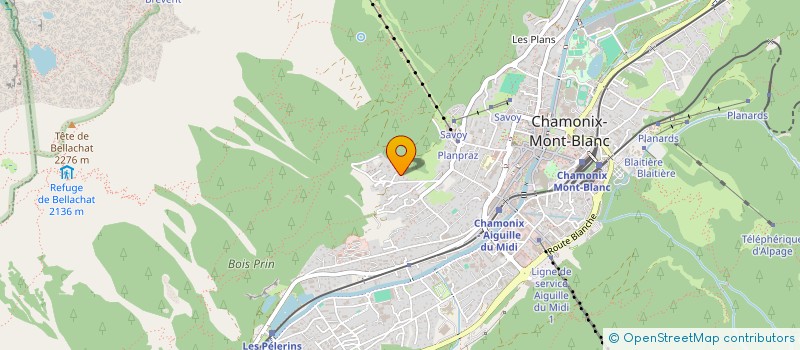 localisation de l'entreprise MADAME EMMA WALTON  CHAMONIX-MONT-BLANC