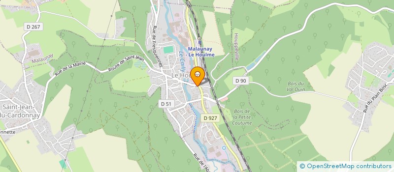 localisation de l'entreprise MADAME EMMA WATTIER  LE HOULME