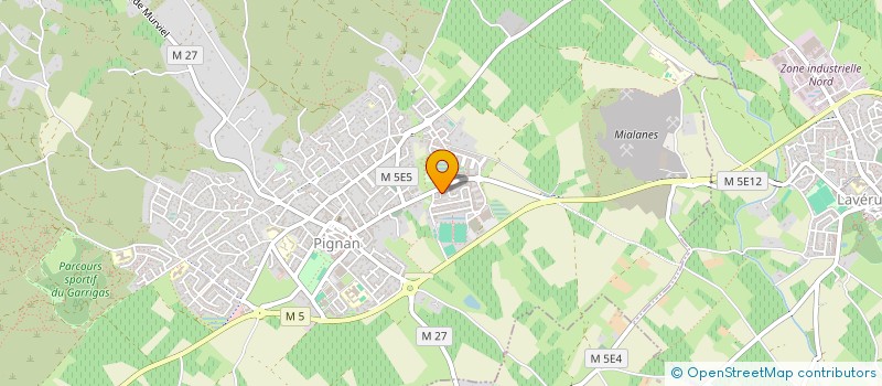 localisation de l'entreprise MADAME EMMA WEDIER  PIGNAN