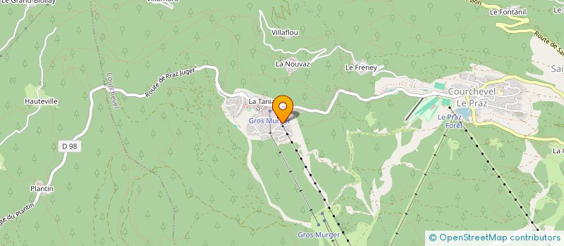 localisation de l'entreprise MADAME EMMA WHITE à COURCHEVEL