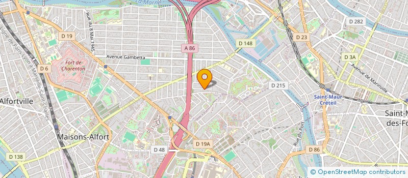 localisation de l'entreprise MADAME EMMA WIDERA  MAISONS-ALFORT