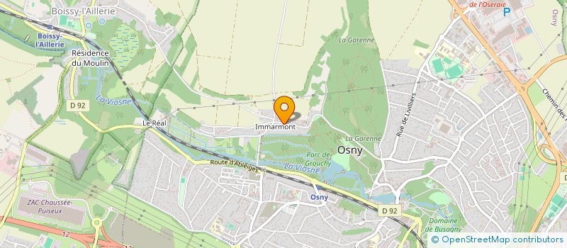 localisation de l'entreprise MADAME EMMA WILLMORE  OSNY