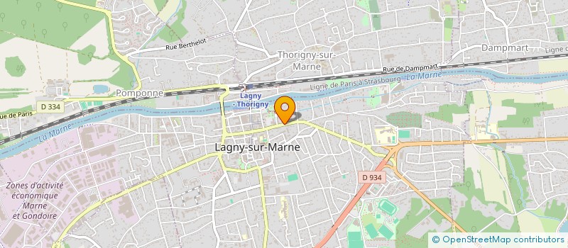 localisation de l'entreprise MADAME EMMA YEATES à LAGNY-SUR-MARNE