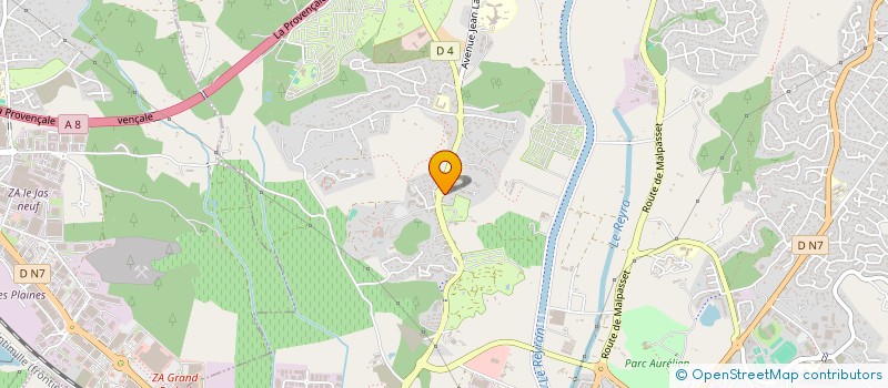 localisation de l'entreprise MADAME EMMA YRIUS à FREJUS