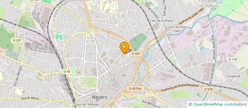 localisation de l'entreprise MADAME EMMANEUELLE JAILLARD à NEVERS