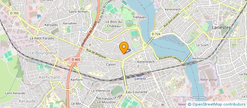 localisation de l'entreprise MADAME EMMANNUELLE DUMONT  LORIENT