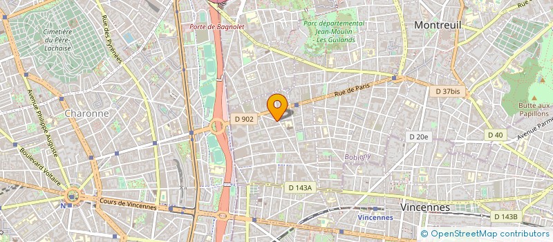 localisation de l'entreprise MADAME EMMANNUELLE PERAT à MONTREUIL