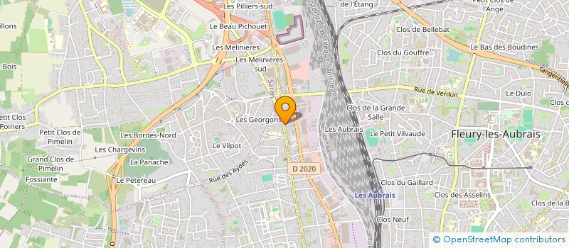 localisation de l'entreprise MADAME EMMANU NGOBALI  FLEURY-LES-AUBRAIS