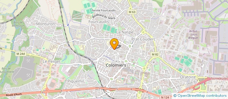 localisation de l'entreprise MADAME EMMANUELA DORCENT à COLOMIERS