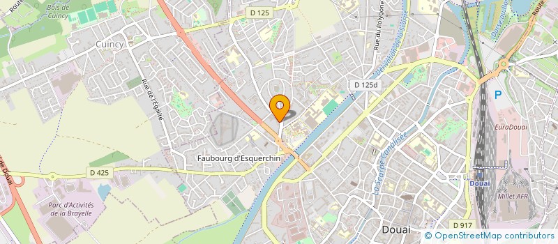 localisation de l'entreprise MADAME EMMANUELE CONTART à DOUAI