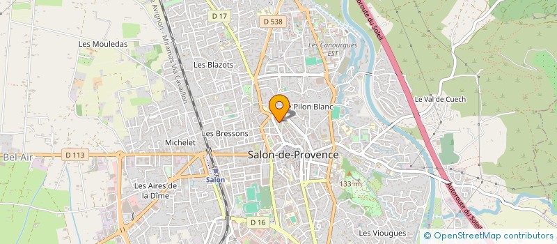 localisation de l'entreprise MADAME EMMANUELE JOBIN  SALON-DE-PROVENCE