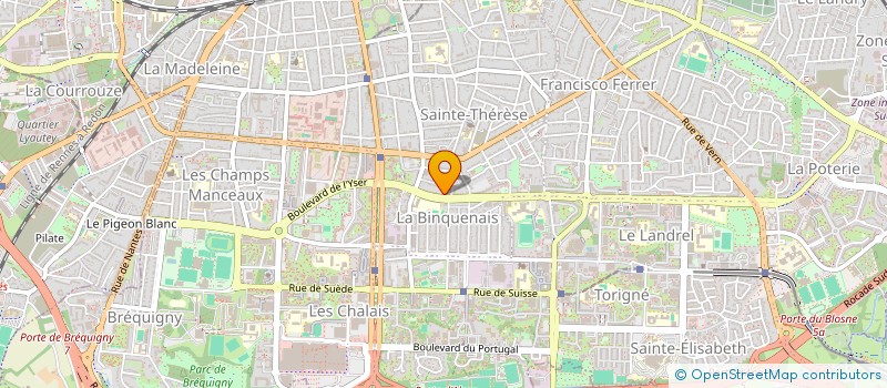 localisation de l'entreprise MADAME EMMANUELE PELEGRIN  RENNES