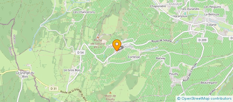 localisation de l'entreprise MADAME EMMANUELE SEUROT  SOLUTRE-POUILLY