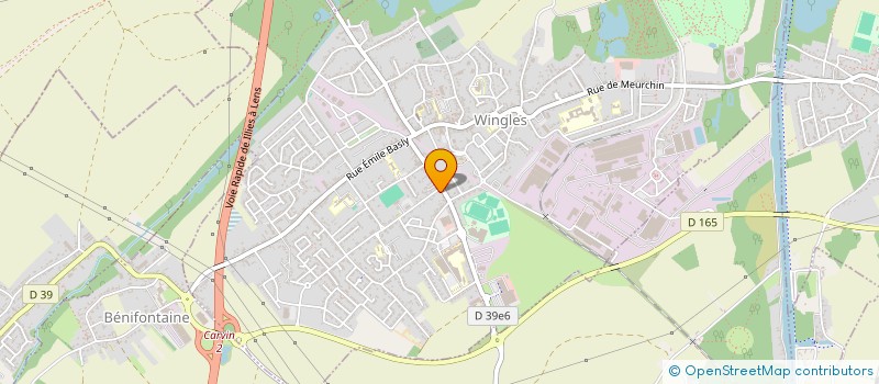 localisation de l'entreprise MADAME EMMANUELLA GORGIBUS  HULLUCH