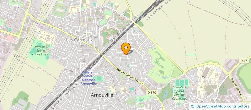 localisation de l'entreprise MADAME EMMANUELLA LORESTON à GONESSE