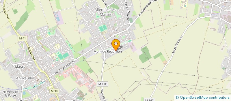 localisation de l'entreprise MADAME EMMANUELLA MANGEZ à ALLENNES-LES-MARAIS