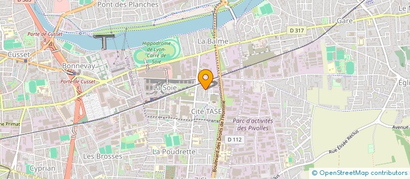 localisation de l'entreprise MADAME EMMANUELLA PILLEUX  VAULX-EN-VELIN