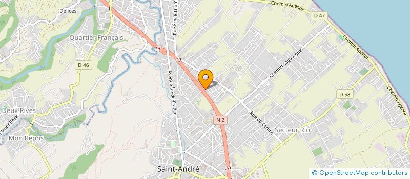 localisation de l'entreprise MADAME EMMANUELLA RANGANAYAGUY  SAINT-ANDRE