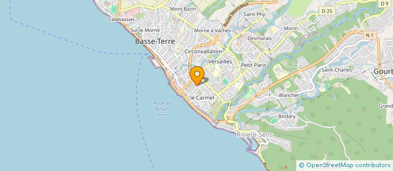 localisation de l'entreprise MADAME EMMANUELLA SYLVIE NIDOY à BASSE-TERRE