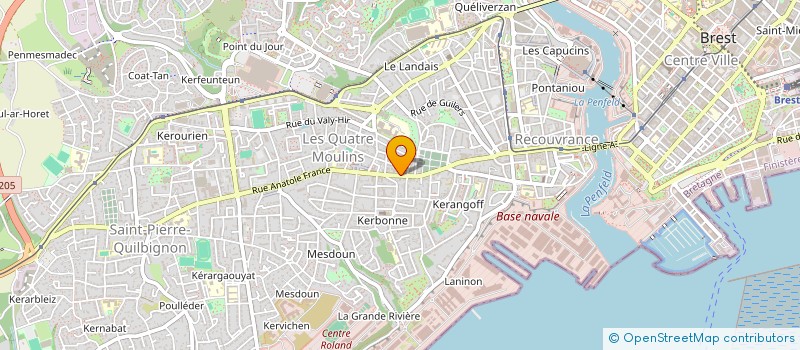localisation de l'entreprise MADAME EMMANUELLE ABALLEA à BREST