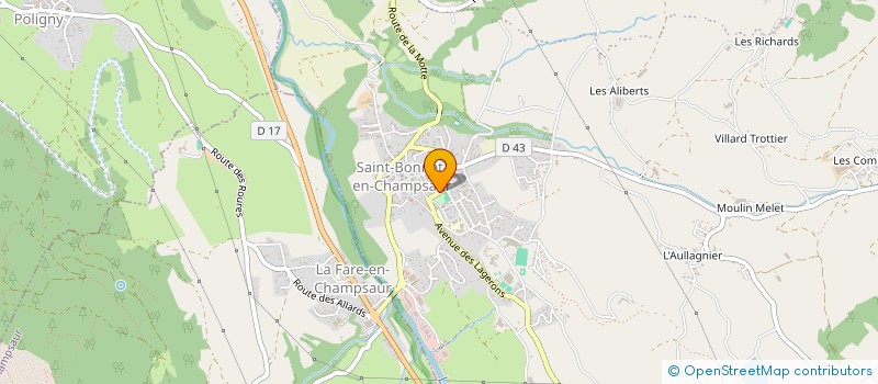 localisation de l'entreprise MADAME EMMANUELLE ACCIDINI à SAINT-BONNET-EN-CHAMPSAUR
