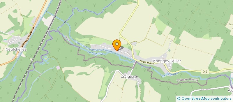 localisation de l'entreprise MADAME EMMANUELLE ADDUARD  MONTIGNY L ALLIER