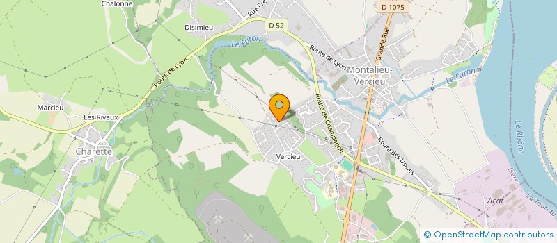 localisation de l'entreprise MADAME EMMANUELLE ADONIS  MONTALIEU-VERCIEU