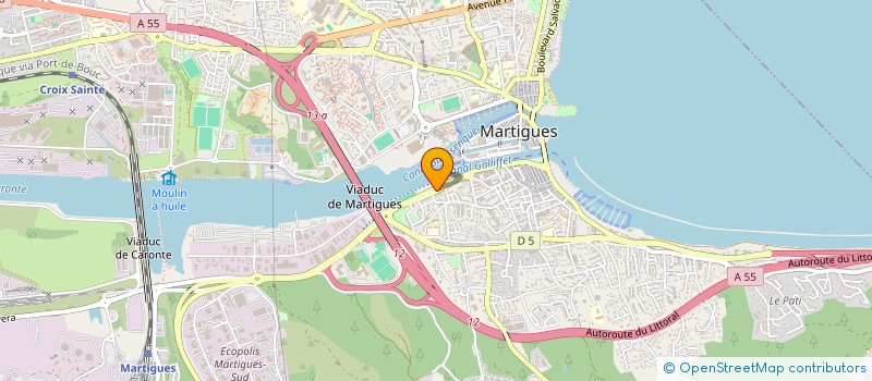 localisation de l'entreprise MADAME EMMANUELLE AGIER à MARTIGUES