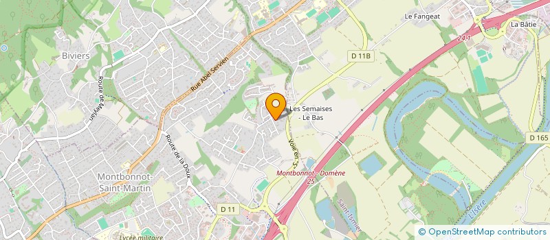 localisation de l'entreprise MADAME EMMANUELLE AIMARD  MONTBONNOT-SAINT-MARTIN