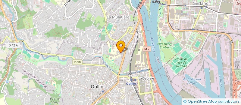 localisation de l'entreprise MADAME EMMANUELLE ANCELLIN  LA MULATIERE