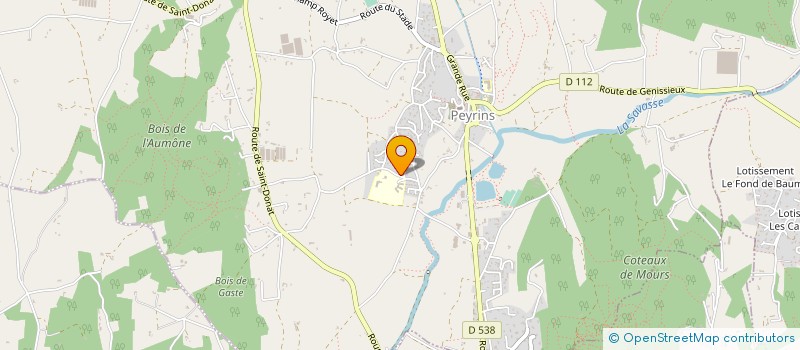 localisation de l'entreprise MADAME EMMANUELLE ANDRE  PEYRINS