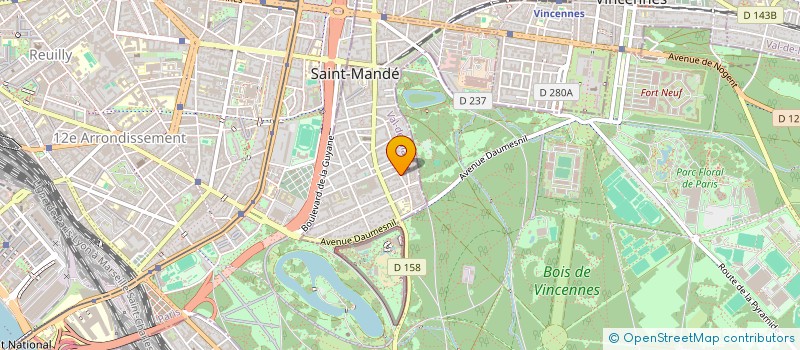 localisation de l'entreprise MADAME EMMANUELLE ANGELE CHASSAGNE à SAINT-MANDE