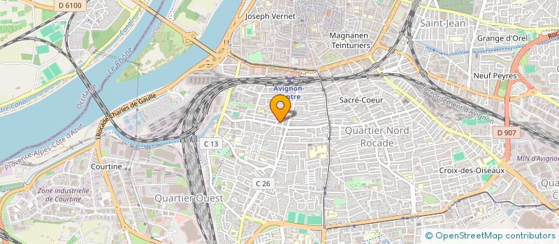 localisation de l'entreprise MADAME EMMANUELLE ARGENSON  AVIGNON